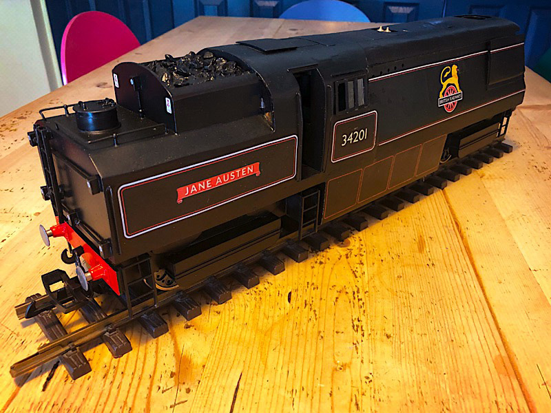 Wilco rattlecan black; inkjet printed, Photoshopped decals; matt varnish