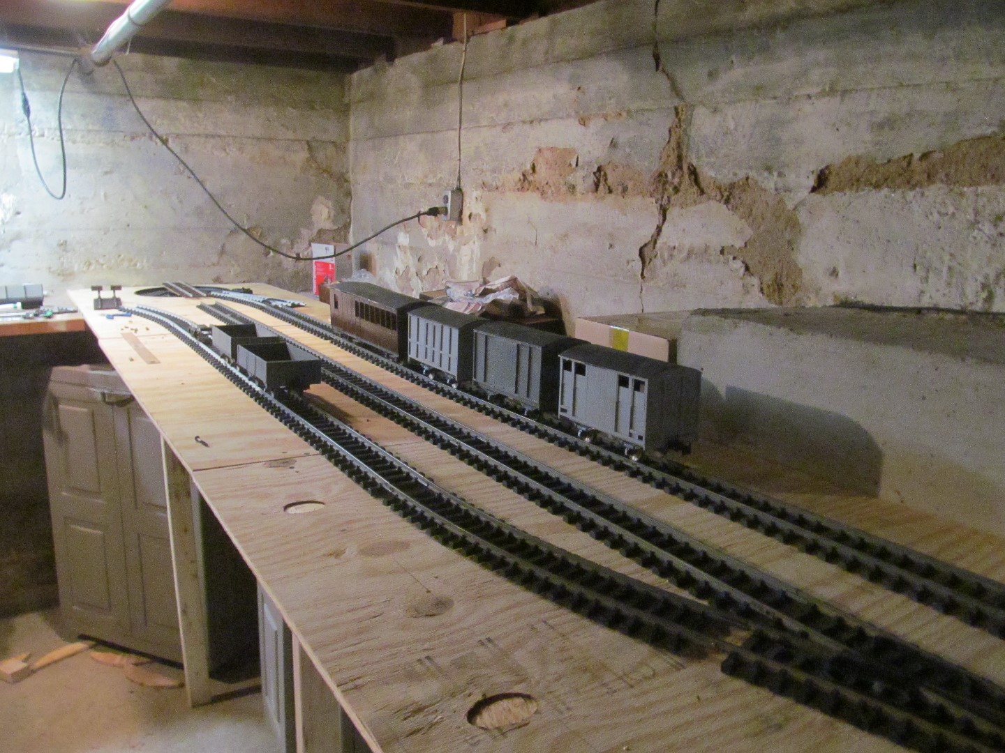 General view towards work bench, and turntable end of main station