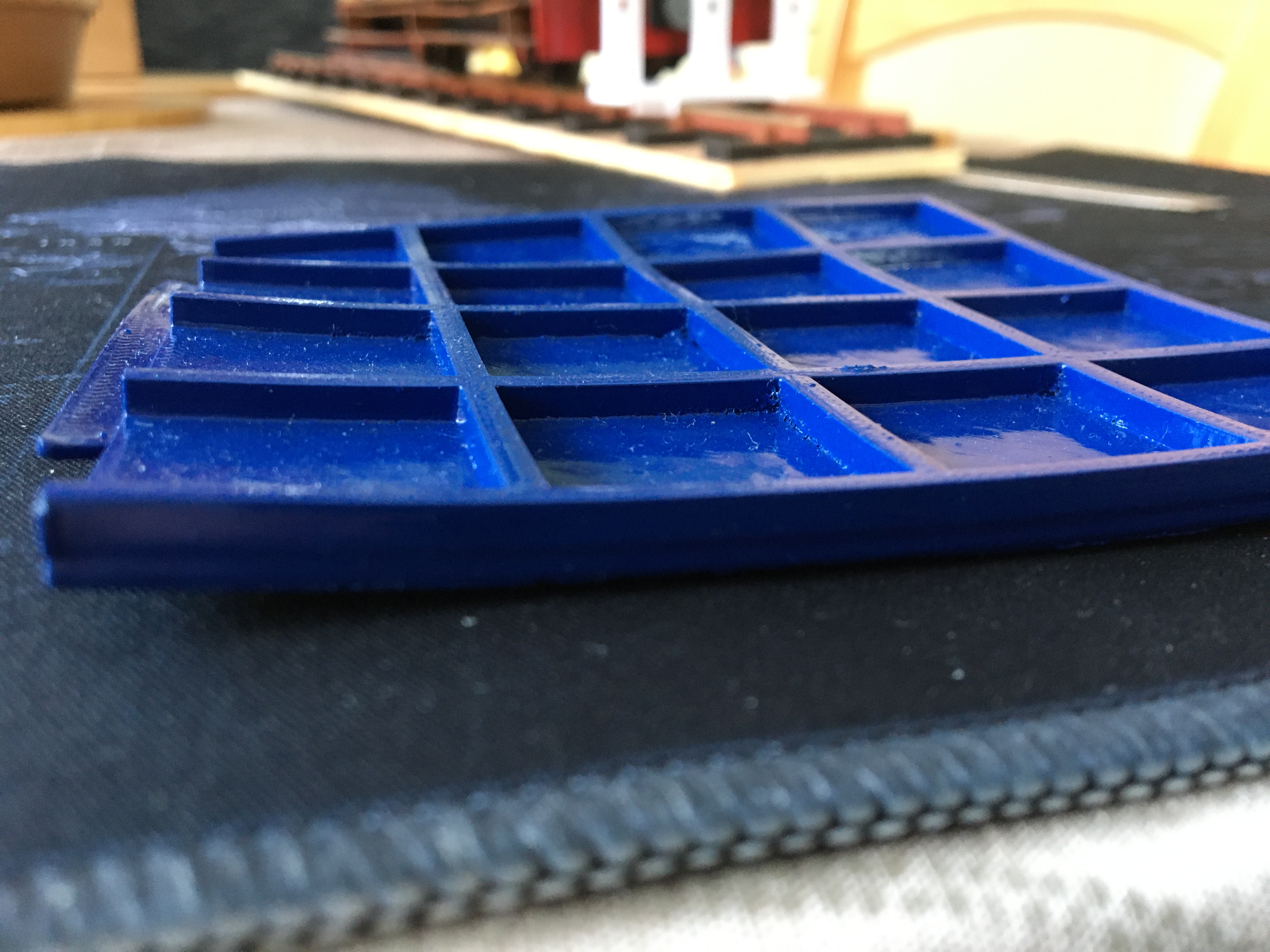 Grandsons Minecraft Chess Board Part