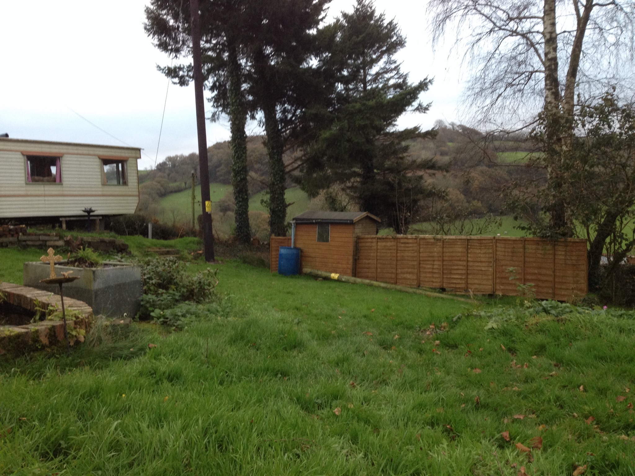 The site for new shed