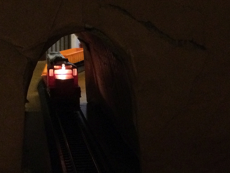 8 - Burlington no. 5628 Bearing Big Train Barrels around the Bend into the Black Tunnel.jpg