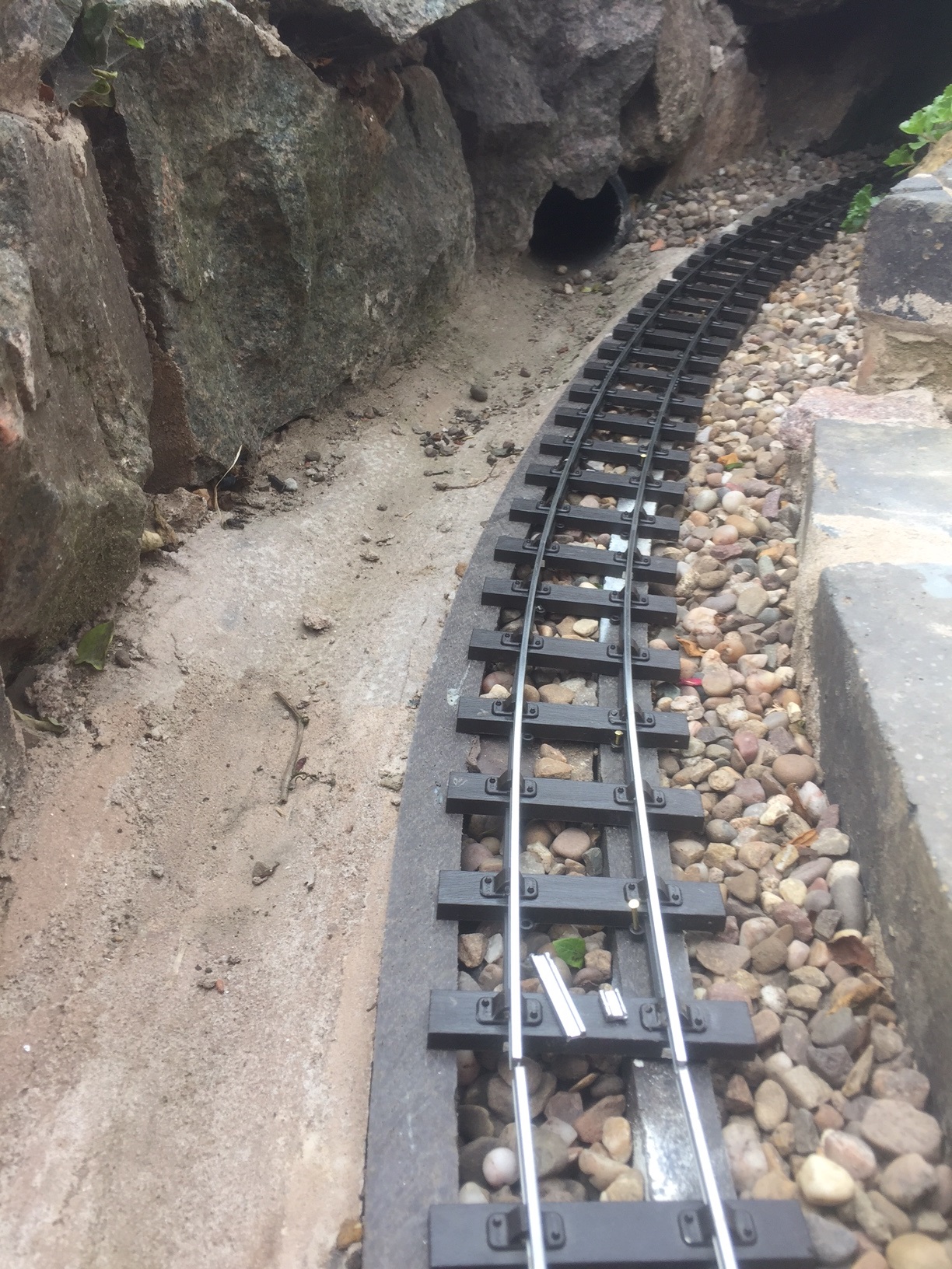 CLR Tunnel north approach track laying.jpg