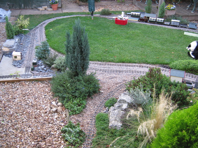 overall view of one half of the railway