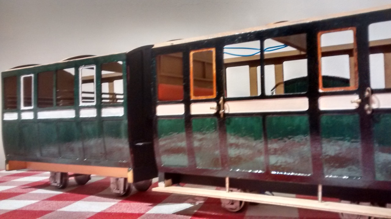 A comparison between livery a with black outline or green outline.