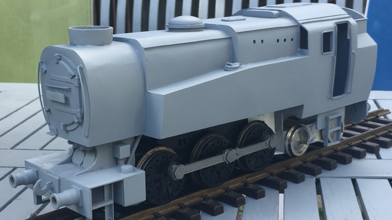 Bulleid steps, that both look right and survive being taken down from the shelf, have me beat, so they've gone freelance. One set have already been broken and replaced