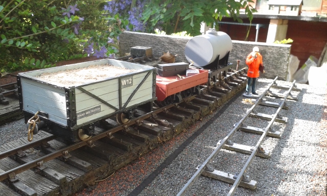 In the yards and sidings stock had been left.